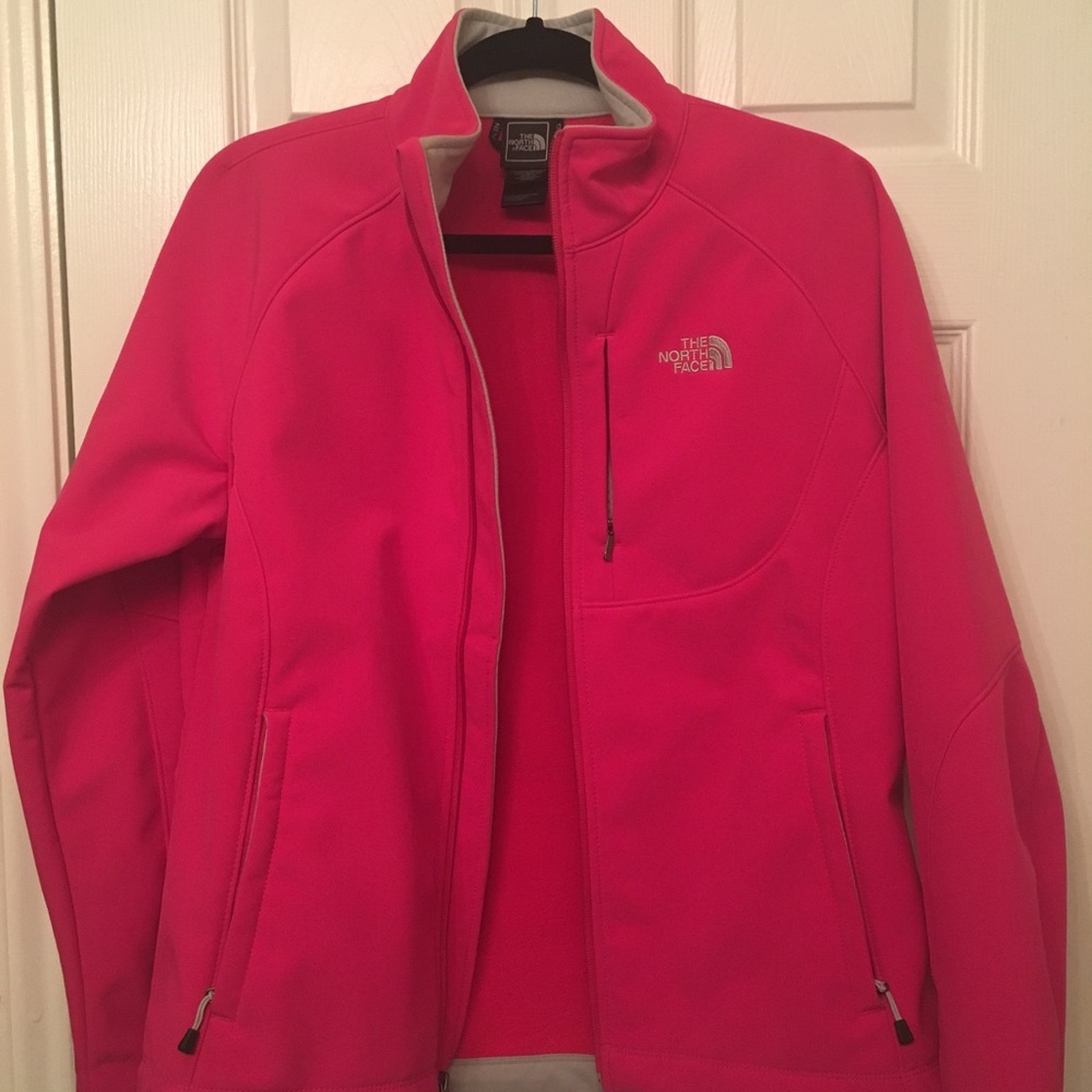 Pink Soft Shell Northface Jacket *Like New**